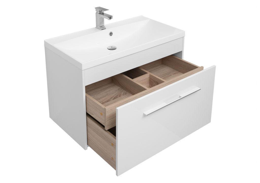 Мебель для ванной Aquanet Августа 90 белый 00225243 - Вид №3