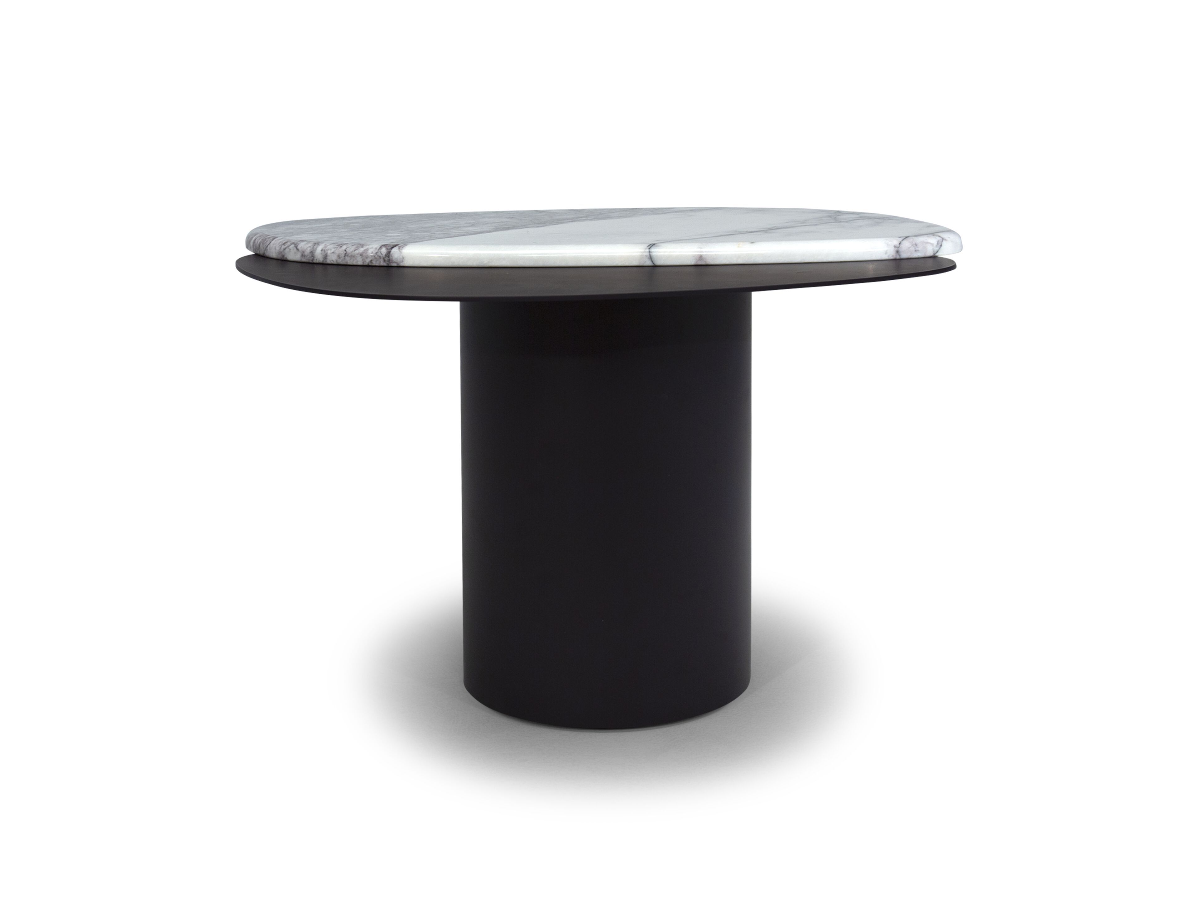 Журнальный столик из дерева и мрамора для гостиной Natuzzi Italia Splash ARCH-00048727 - Вид №2