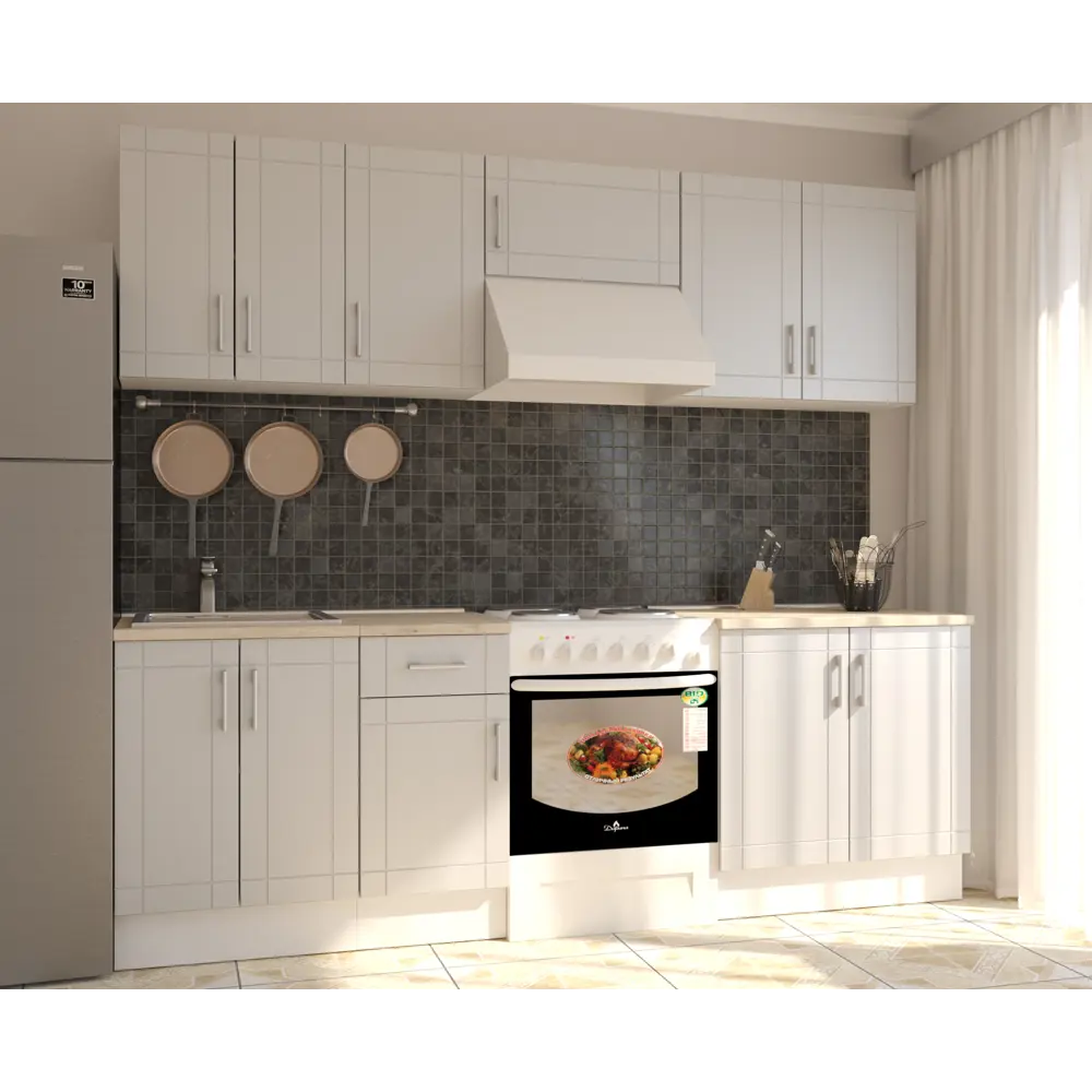 Шкаф напольный Тортора-2 67x40 см МДФ цвет серый 82921449 STLM-2091043 Santreyd - Вид №12
