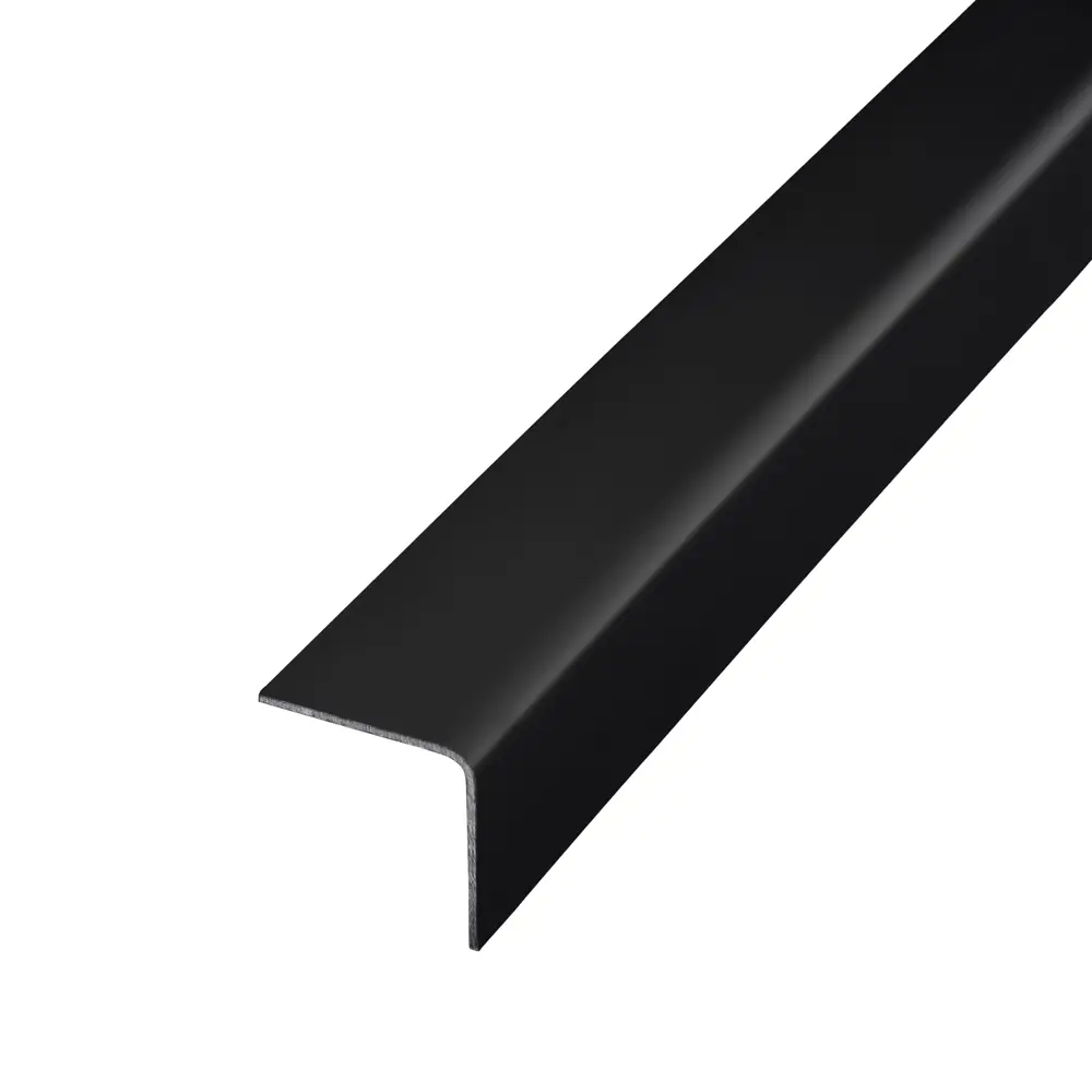 Угол ПВХ наружный 1000x20x20 мм черный матовый 89431859 STLM-2080361 POLIPLAST  - Вид №1