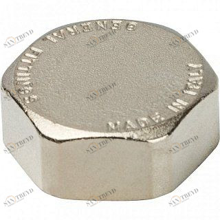 Заглушка ВР 1" никель STOUT SFT0027000001