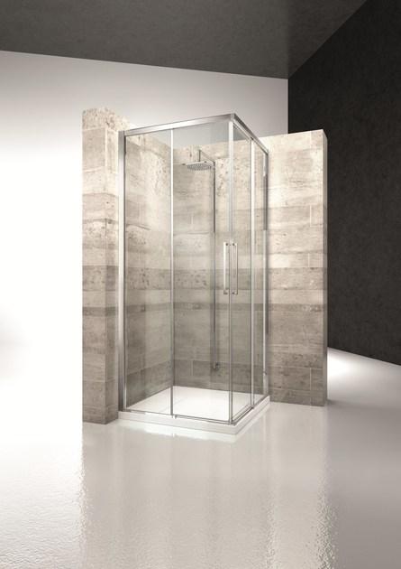 VISMARAVETRO Душевой уголок угловой с раздвижной дверцей 7000 sun-id-1345016 - Вид №1
