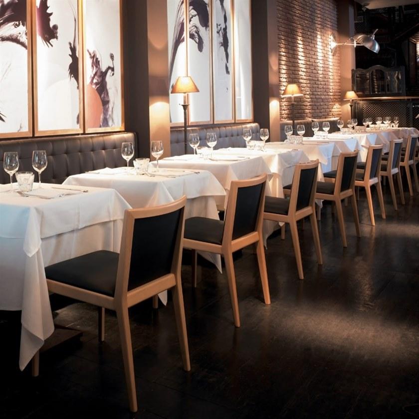 Andreu World Мягкое кожаное кресло Carlotta Si0991 - Вид №4