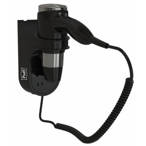 1600ВlB Puff Фен настенный Пластик ABS Puff 1600ВlB Черный черный