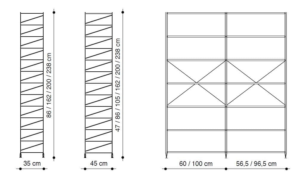 Секционная библиотека Caimi Brevetti Сократ ARCH-00097671 - Вид №13