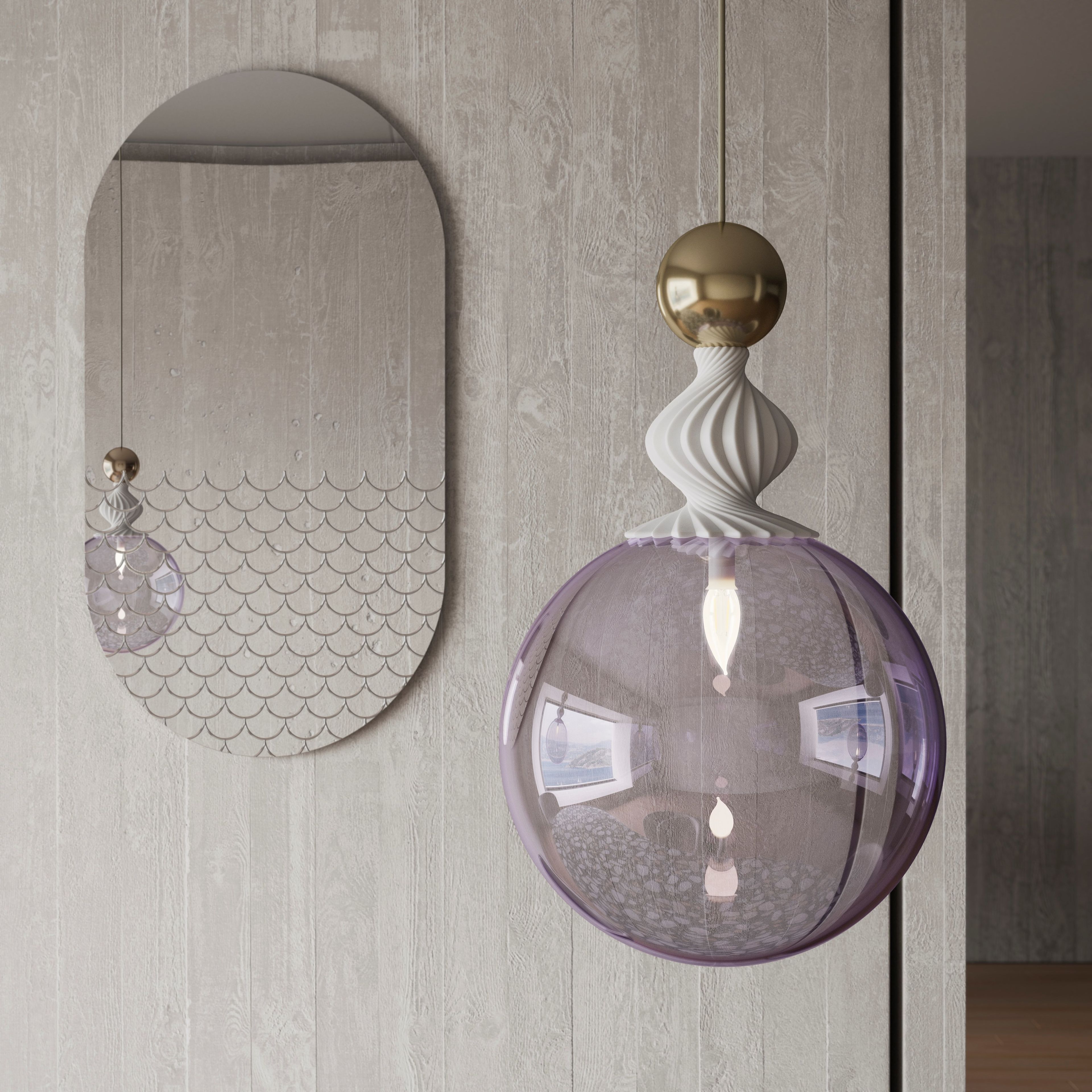 Овальное зеркало Natuzzi Italia Deep ARCH-00048622 - Вид №2