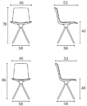 ENEA Стул на деревянной эстакаде Lottus wood sun-id-1511165 - Вид №5