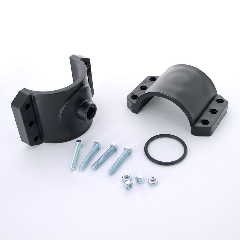 Врезка монтажная 63 x 1/2" ВР, 4 болта, для труб ПНД UNIDELTA 1019063002 - Вид №1
