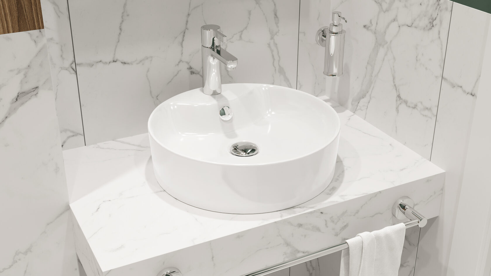 BST43SLWB01SH Накладной умывальник Shelf SANITA LUXE Best