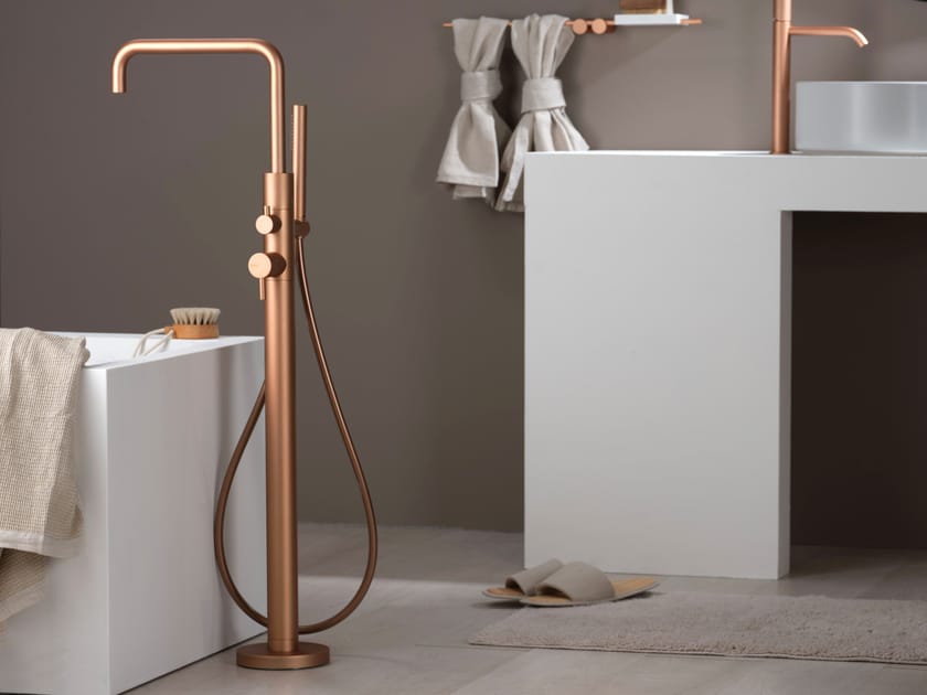 Смеситель для ванны с ручным душем Ritmonio диаметр 35 отпечатков пальцев ARCH-00074529