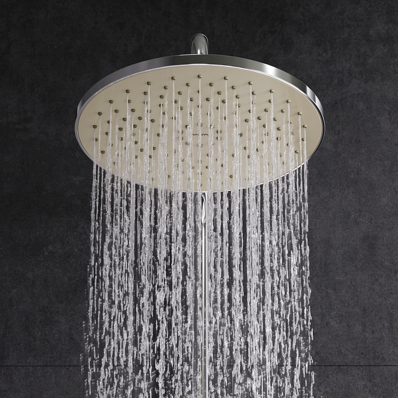 F0790520 душ.система набор: смеситель д/ванны/душа с термостатом верхн. душ d 220 мм ручн.душ AM.PM Gem - Вид №5