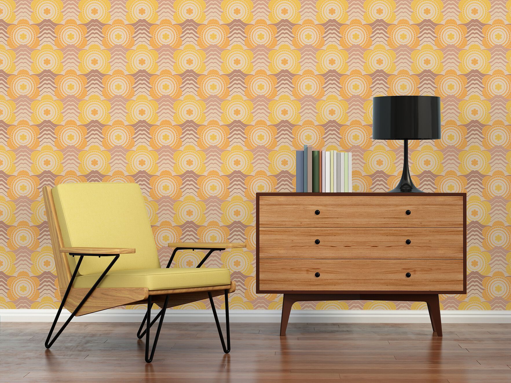 Обои с цветочными мотивами Architects Paper ретро шик ARCH-00104476 - Вид №11