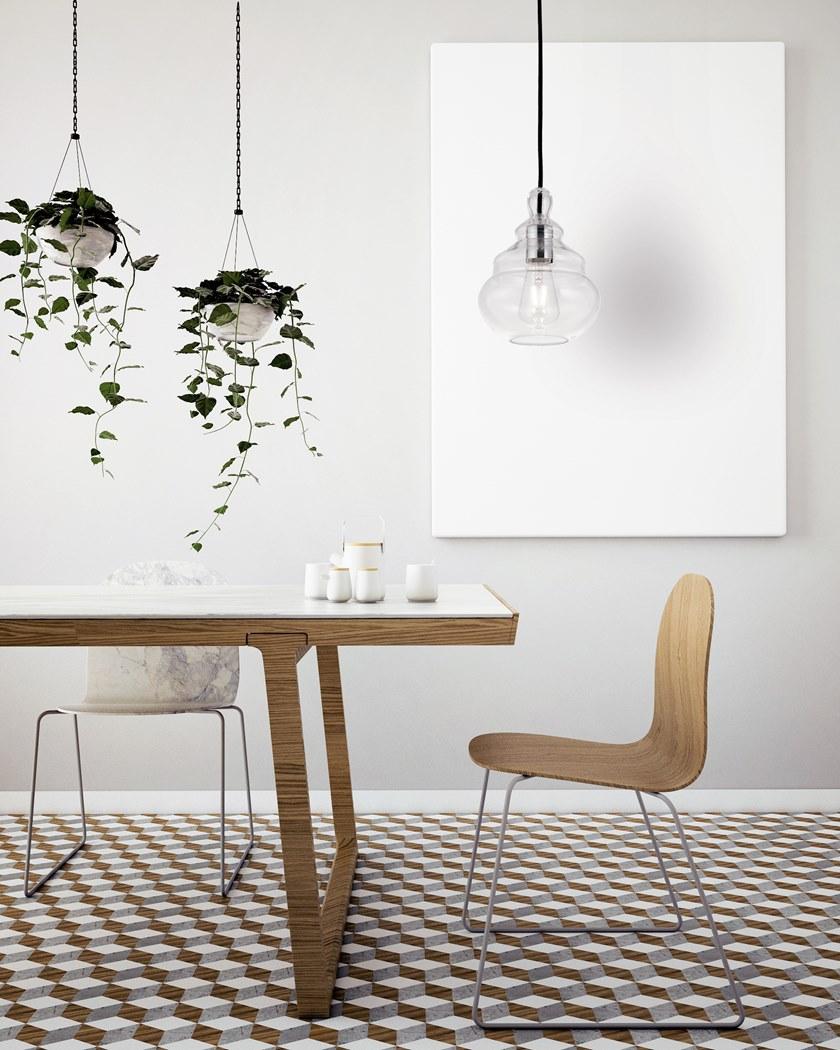 Miloox ADONE Подвесной светильник с прозрачным стеклянным диффузором  1744.14  - Вид №1