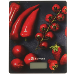 9208646 Кухонные весы SAKURA SA-6077BS разноцветный