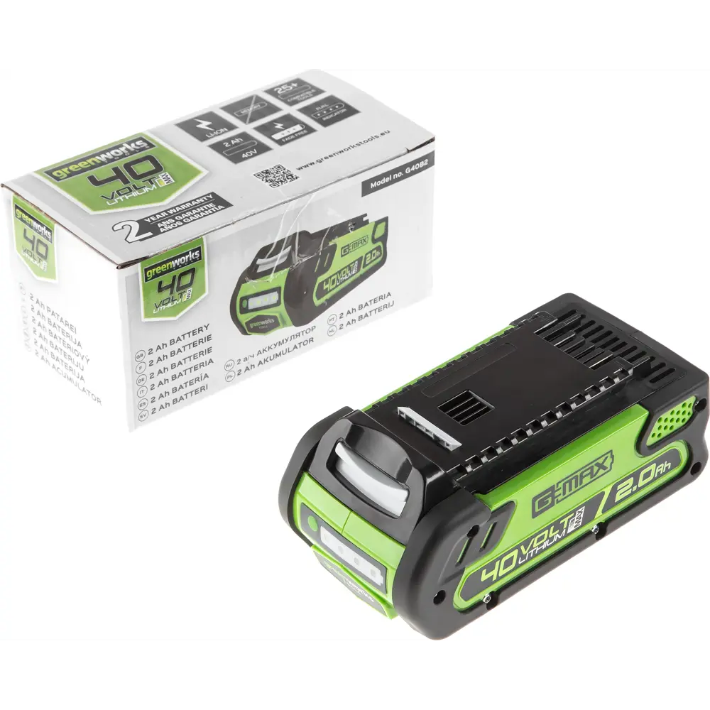 Аккумуляторный триммер Greenworks G40LTK2 40В с АКБ и зарядным устройством 18802773 STLM-0012790 - Вид №4