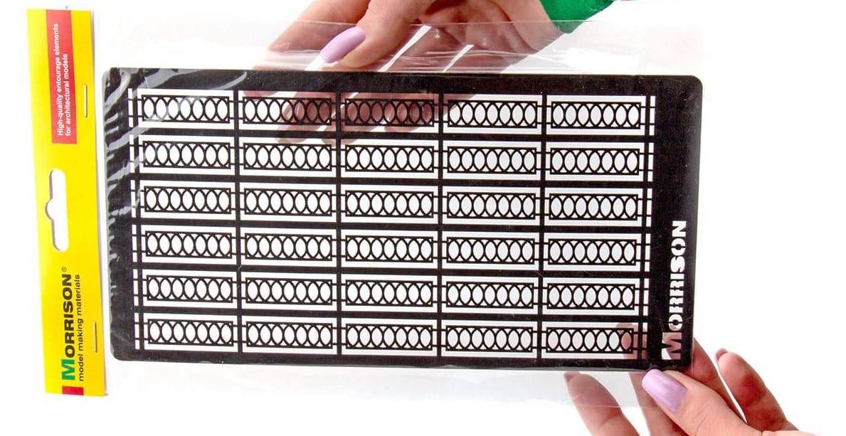 009-zp-021 Модель ажурного забора для макета 114 х 1 см Morrison 