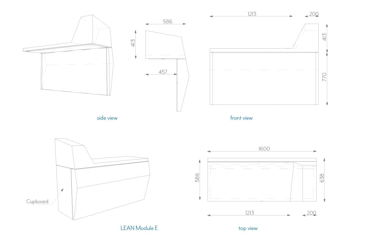 Обивка офисных модулей из пены QM Quinze & Milan LEAN ARCH-00124076 - Вид №16