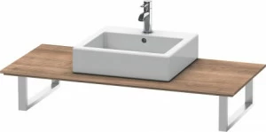 XL025C07373 Консоль для накладных раковин и встраиваемых умывальников, для пристенного варианта X-Large #XL025C 550 мм Тичинская вишня