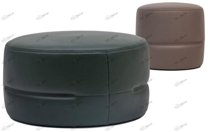 de Sede Круглый кожаный пуф sun-id-1386432