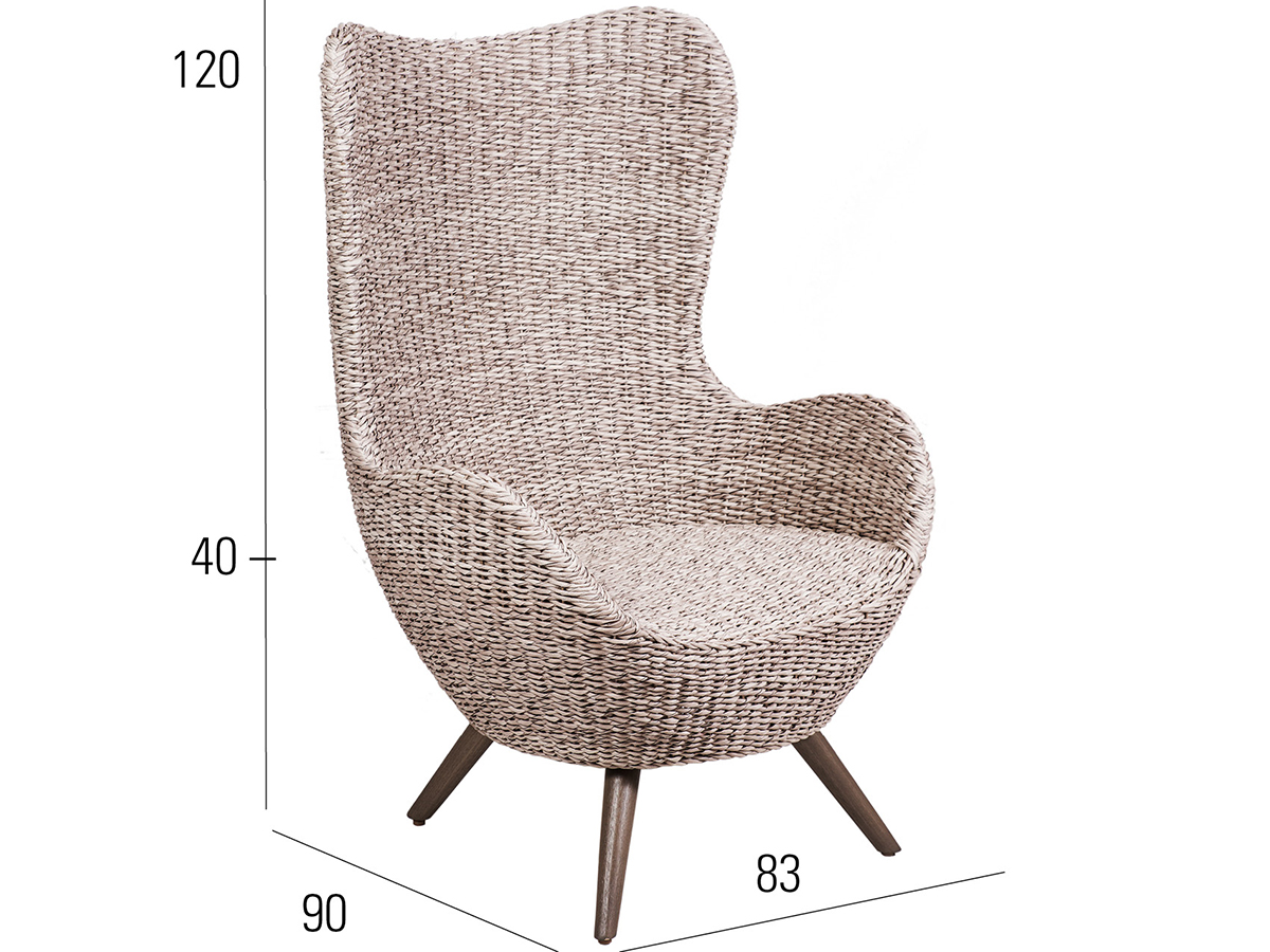 68.00.0860 Кресло Ocean Twist Oyster Mbm - Вид №2