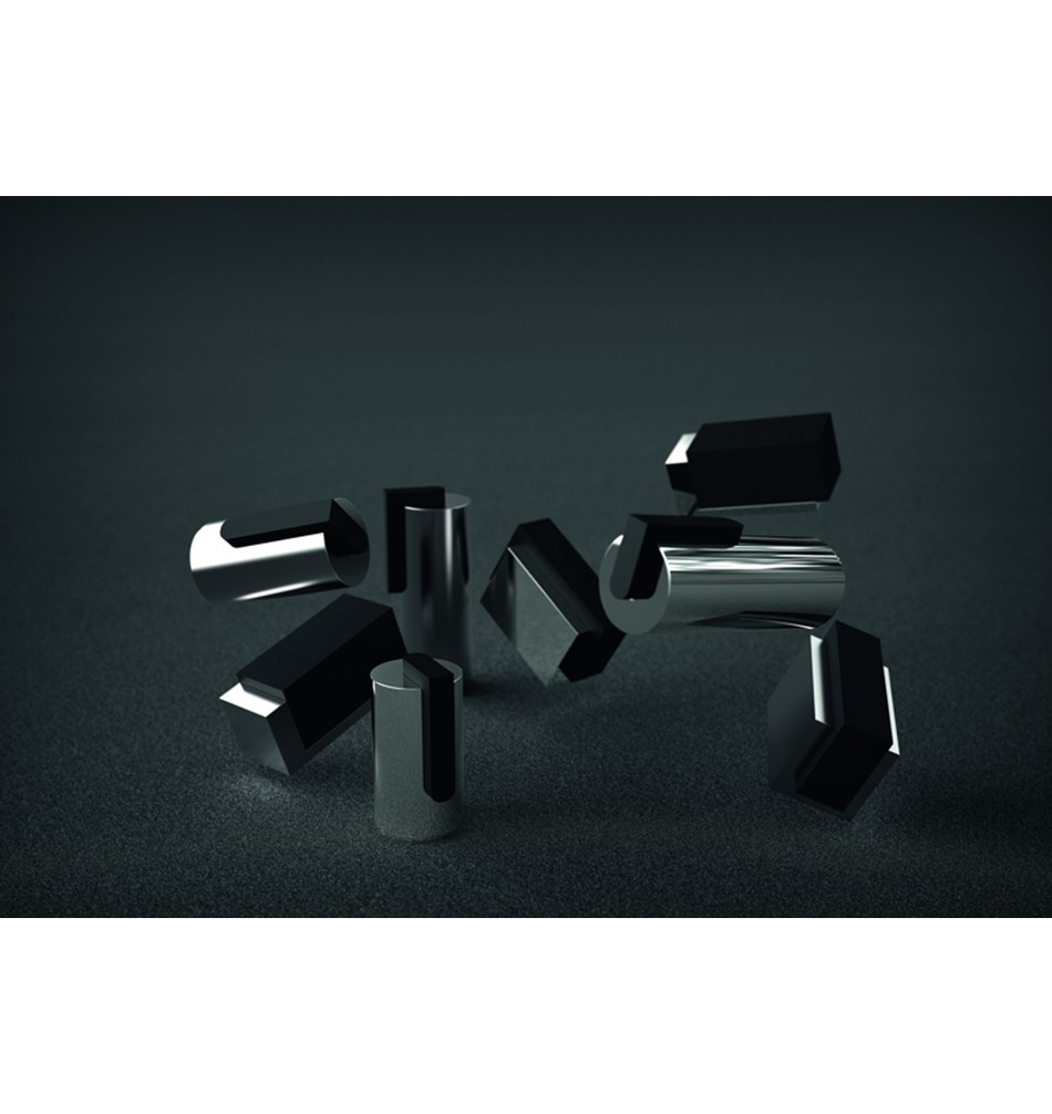 FROST Дверной упор 2, 75 мм » полированный / черный Нержавеющая сталь Полированный O1931-1  - Вид №2