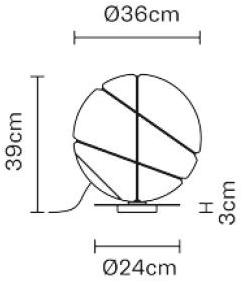 Fabbian Настольная лампа из дутого стекла Armilla sun-id-1438034 - Вид №5