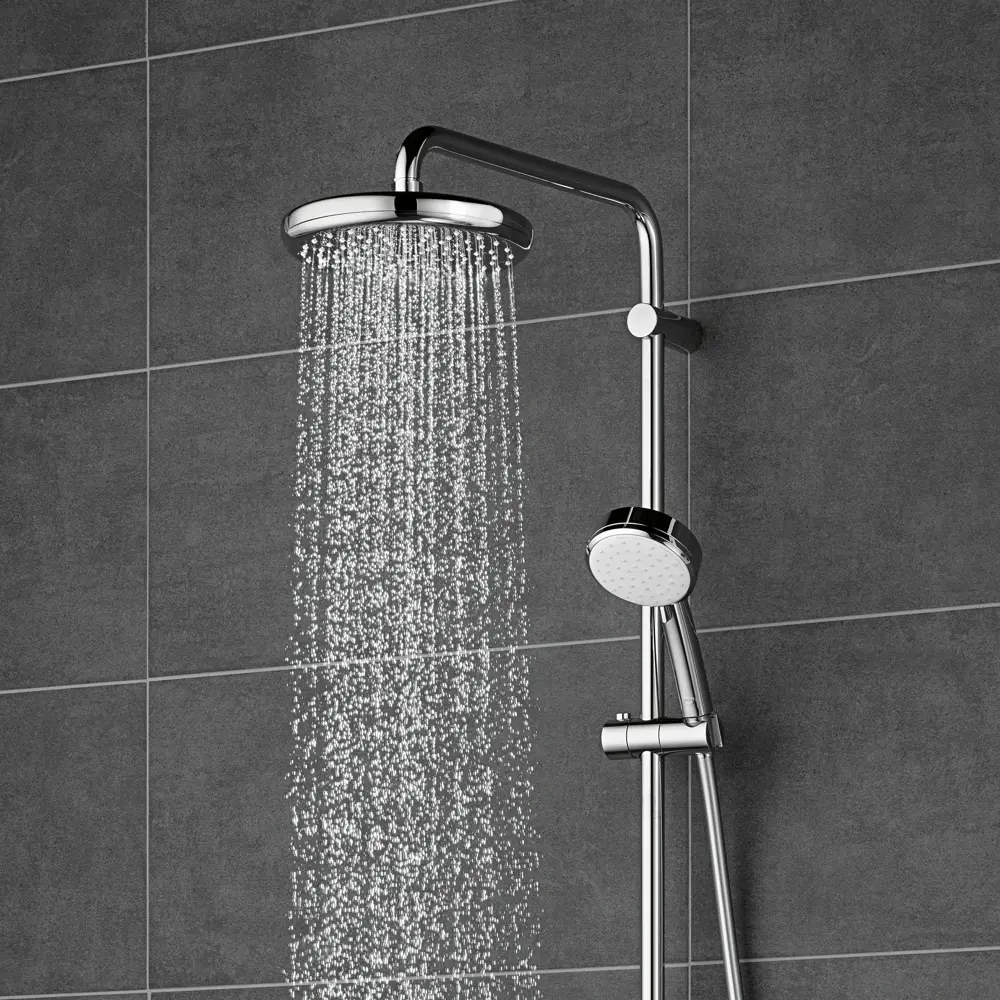 Душевая стойка Grohe Vitalio Start Clova 2 режима с термостатом 82559325 STLM-2188499 