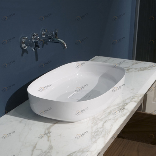 BOLO63 Накладная раковина на столешницу  овальная Antoniolupi 