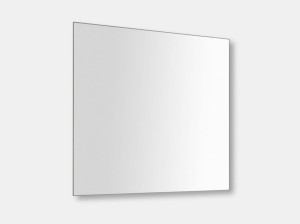 Прямоугольное зеркало для ванной комнаты со встроенным освещением