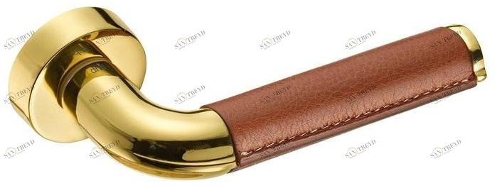 Dnd Ручка из латуни на розетке  Hv12 