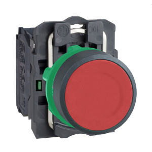 XB5AA41 Кнопка Harmony 22 мм, IP20, Красный Schneider Electric Кнопки и лампочки