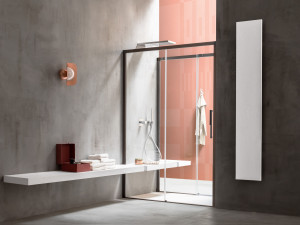 Хрустальная душевая кабина с раздвижной дверью