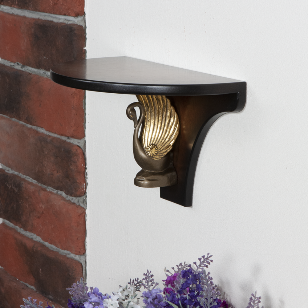 13072 Полочка Арго малая Орех BOGACHO 4627179652265 - Вид №4