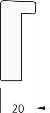 BY 1341 Зеркало в багетной раме - сталь 20 mm EVOFORM Definite - Вид №3