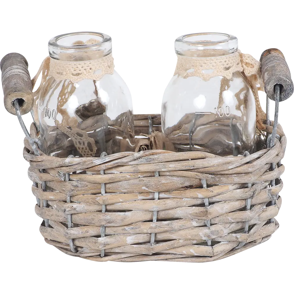 Украшение новогоднее «Корзинка с подсвечником», 16х8х11 см 18602561 STLM-2199778 Santreyd 