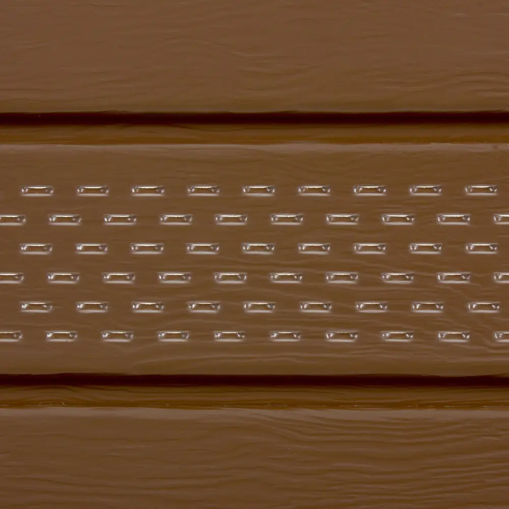 Софит ПВХ с перфорацией 2700х300 мм темно-коричневый, 0.81 м2 FINEBER STLM-2160165 - Вид №2