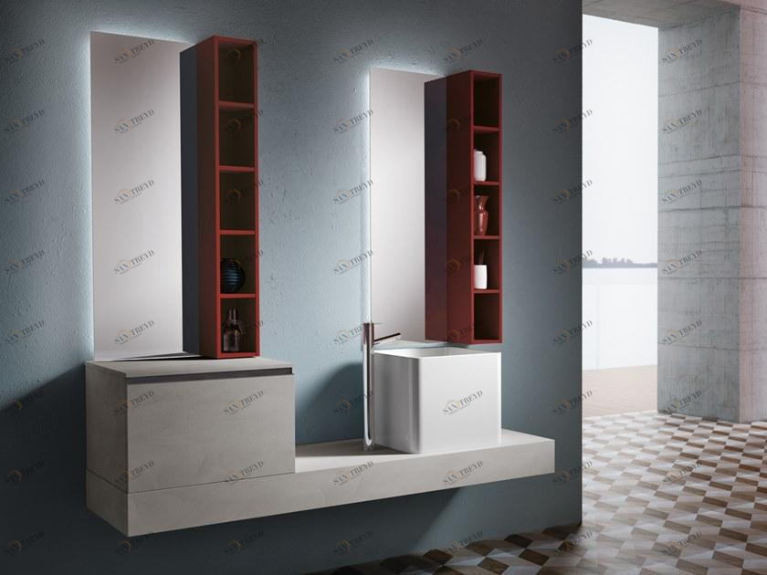 Gruppo Geromin Подвесная тумба под умывальник с ящиками Change sun-id-1345812