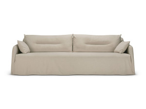 3-местный льняной диван