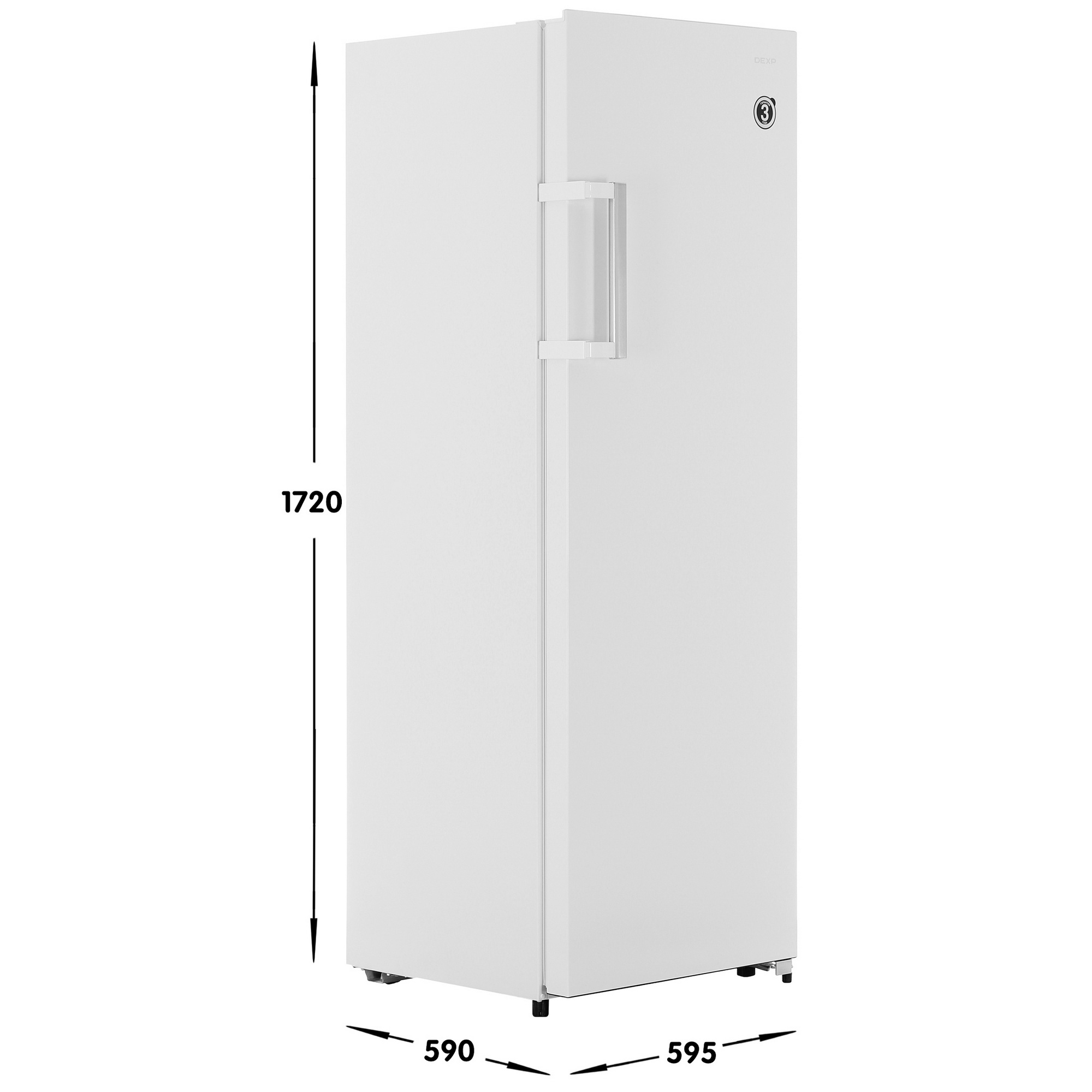 9240641 Морозильный шкаф  DEXP F4-23AHE белый STDN-0041331 - Вид №6