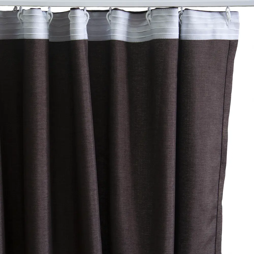 Штора на ленте Seasons Looks 140х260 см Coffee цвет кофе 84177640 STLM-2095606  - Вид №3