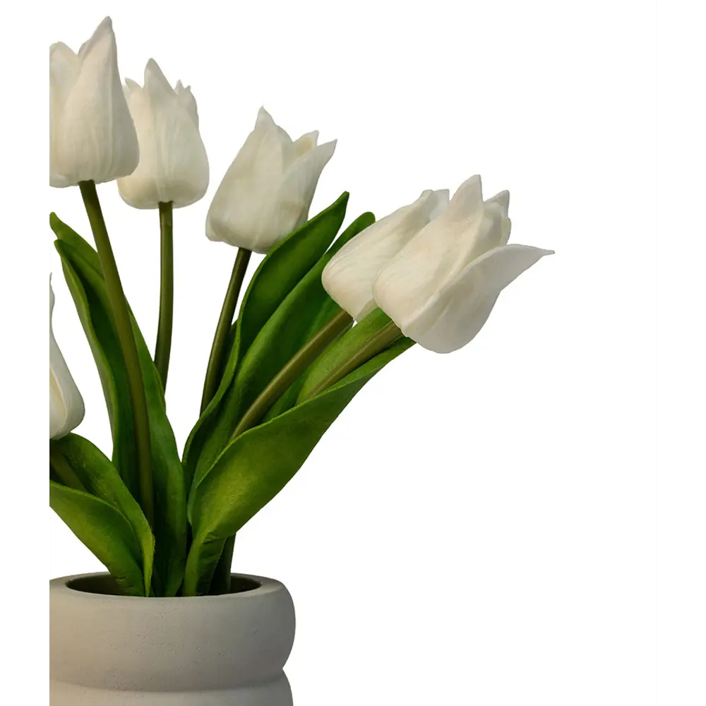 Искусственное растение в горшке h25 см белый Santreyd STLM-2004278 - Вид №1