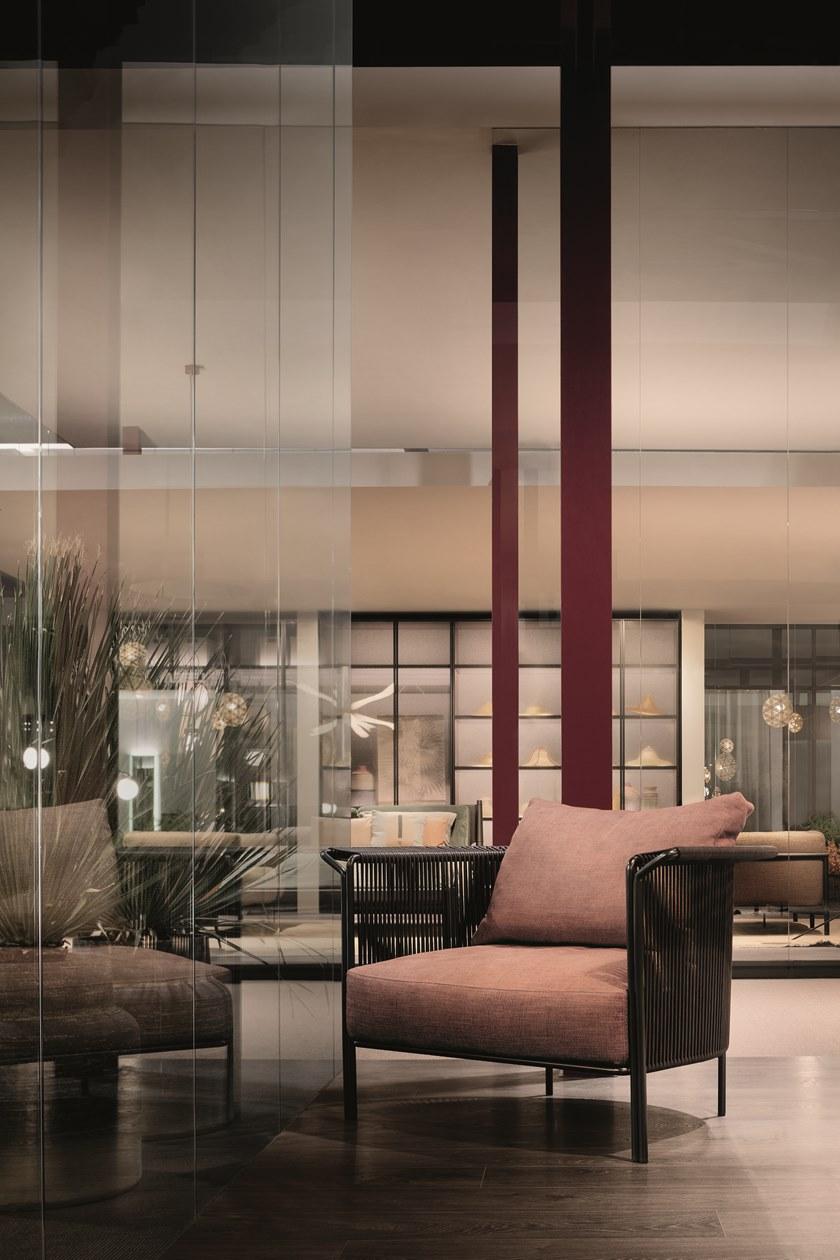 Lema Кресло из кожи и ткани с подлокотниками sun-id-1410708 - Вид №4