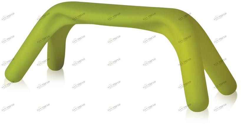 SLIDE Штабелируемая садовая скамейка из полиэтилена sun-id-1455760