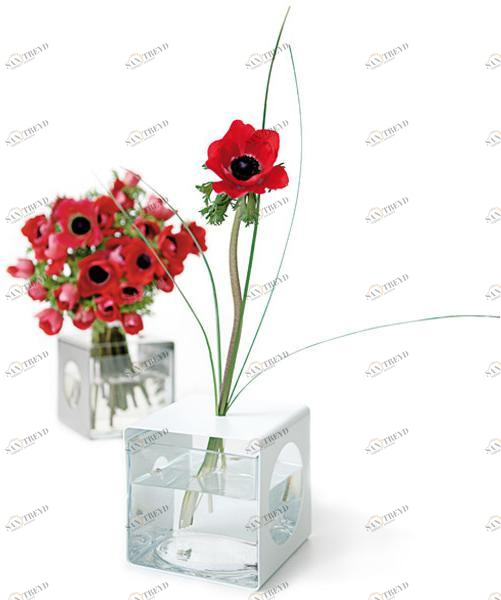 KONSTANTIN SLAWINSKI Ваза из нержавеющей стали и стекла sun-id-1390424