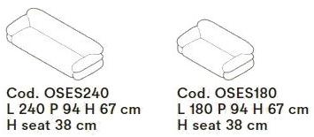 Tacchini 3-х местный тканевый диван Sesann sun-id-1475148 - Вид №8