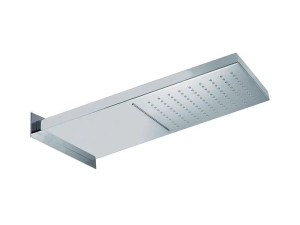 Душевая головка из нержавеющей стали с 2 струями