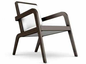 Prieto Studio Кресло из дерева с подлокотниками  Umb001