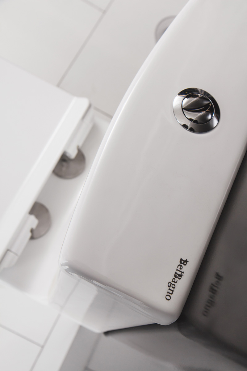 Унитаз-компакт BelBagno DELUCA Компакт унитаз с бачком Белый BELBAGNO  Китай  - Вид №1