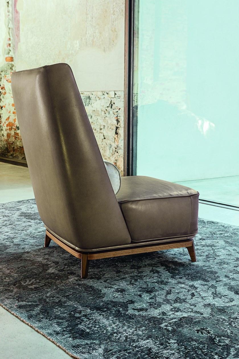 Vibieffe Кресло из кожи или ткани с высокой спинкой 430 opera sun-id-1515352 - Вид №2