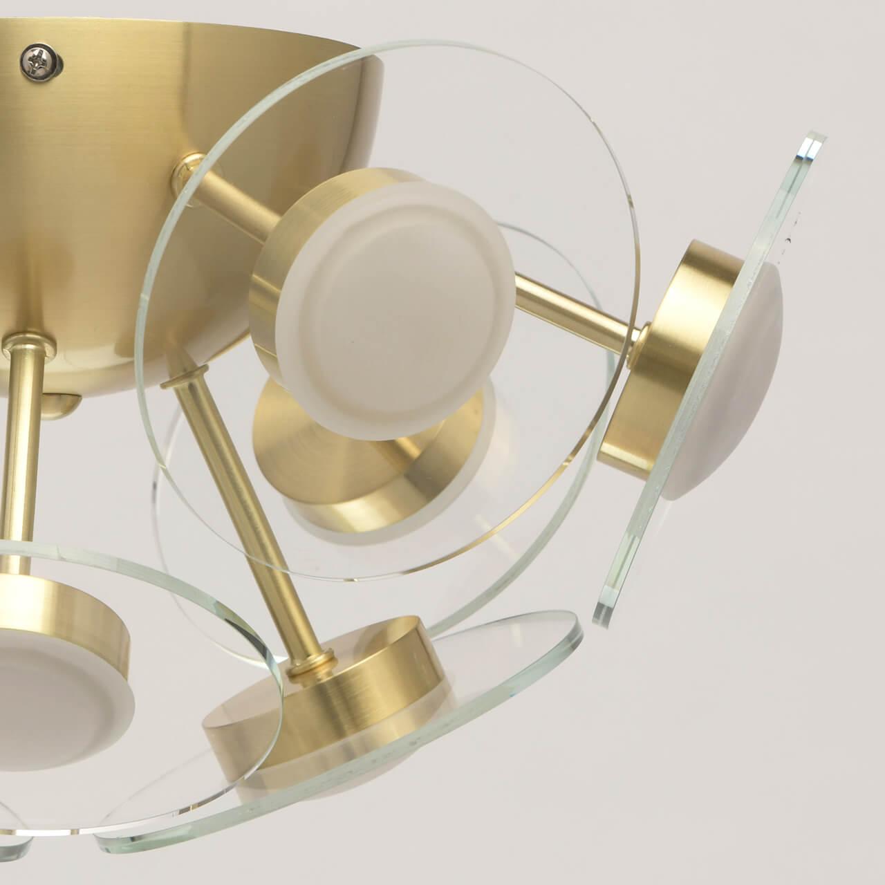 Потолочная светодиодная люстра De Markt Граффити 678012409 DE MARKT ГРАФФИТИ 184328 Золотой  - Вид №3